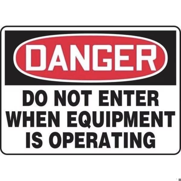 Accuform OSHA DANGER SAFETY SIGN DO NOT MEQM007VA MEQM007VA - main